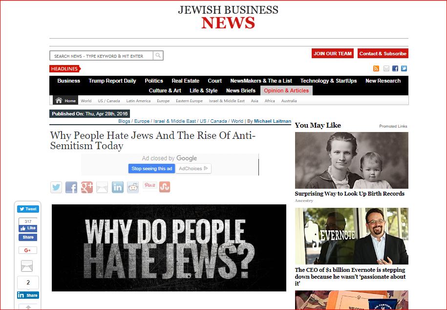 The Enduring Mystery: Why Jews Survive Centuries of Hatred